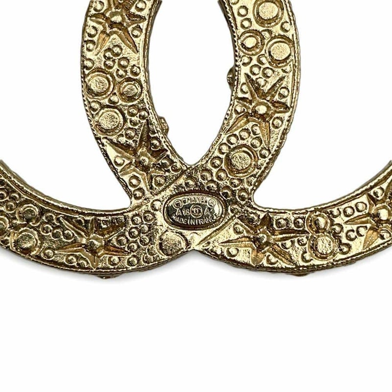 シャネル ブローチ ココマーク メタル フェイクパール ラインストーン A18A CHANEL アクセサリー