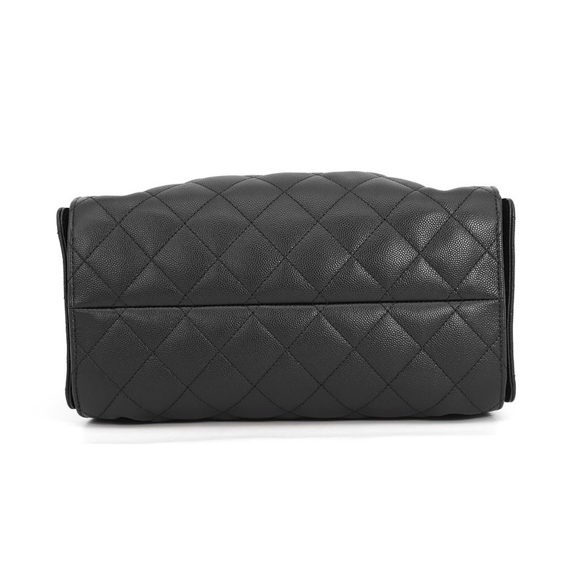 シャネル チェーンショルダーバッグ ココマーク CHANEL 25 スモール キャビアスキン AS5293 CHANEL 黒