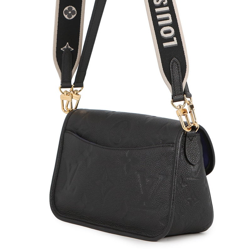 ルイヴィトン ショルダーバッグ モノグラム・アンプラント ディアヌ M46386 LOUIS VUITTON 2way 黒 ブラック