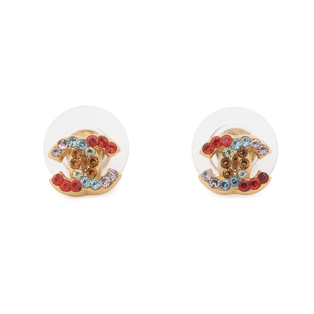 シャネル ピアス ココマーク ラインストーン 03C CHANEL アクセサリー