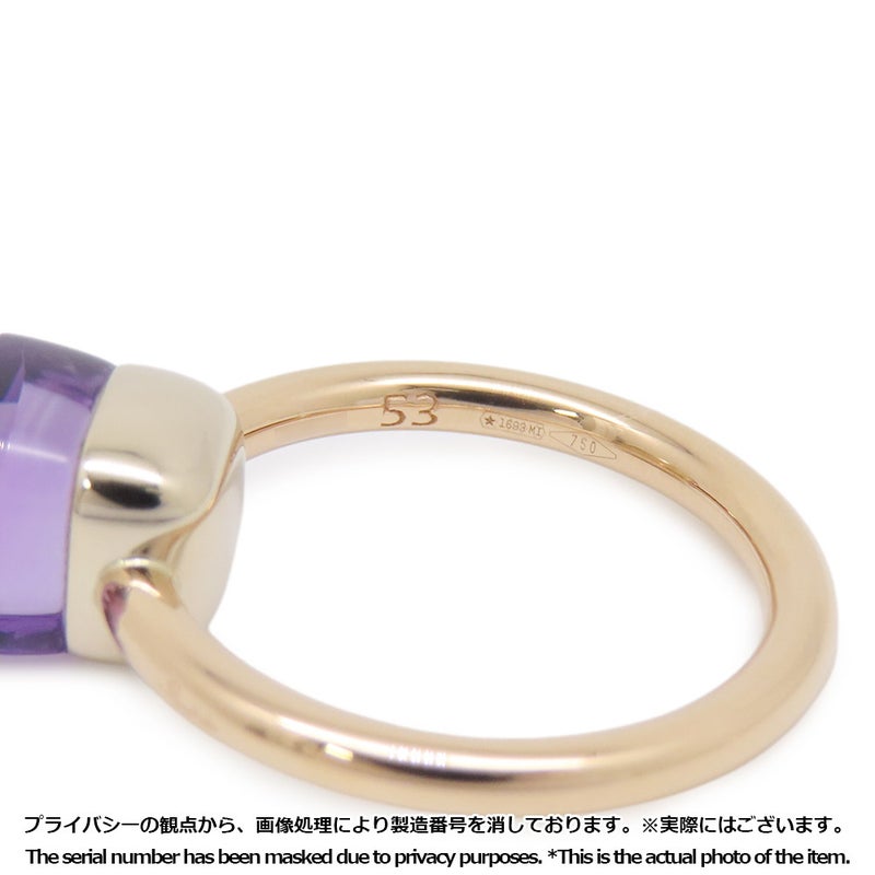 ポメラート リング ヌード プチ アメシスト K18PGピンクゴールド/K18WGホワイトゴールド サイズ53 PAB4030-O6000-000OI 指輪