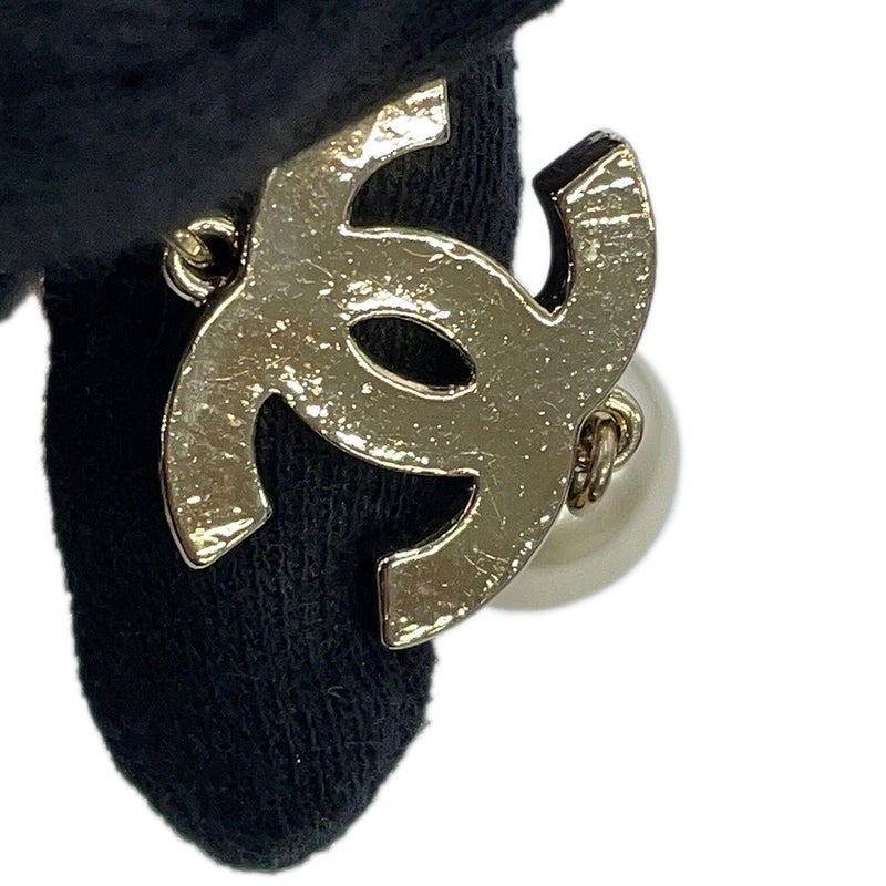 シャネル ロングネックレス ココマーク フェイクパール ビーズ 08C CHANEL アクセサリー