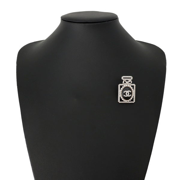 シャネル ブローチ ココマーク 香水モチーフ ピンブローチ ラインストーン A22B CHANEL アクセサリー
