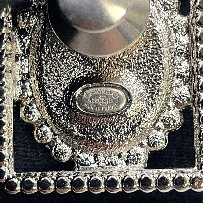 シャネル ブローチ ココマーク 香水モチーフ ピンブローチ ラインストーン A22B CHANEL アクセサリー