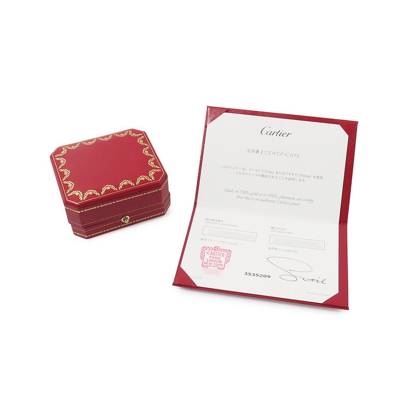 カルティエ ピアス クラッシュ ドゥ カルティエ フープ ミニモデル K18PGピンクゴールド B8301520 Cartier イヤリング