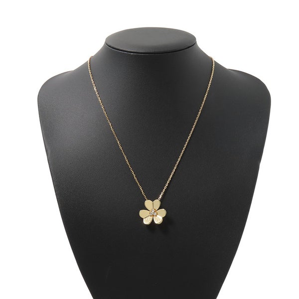 ヴァンクリ ネックレス フリヴォル ペンダント ラージモデル ダイヤモンド 3P 計0.16ct K18YGイエローゴールド VCARC96800
