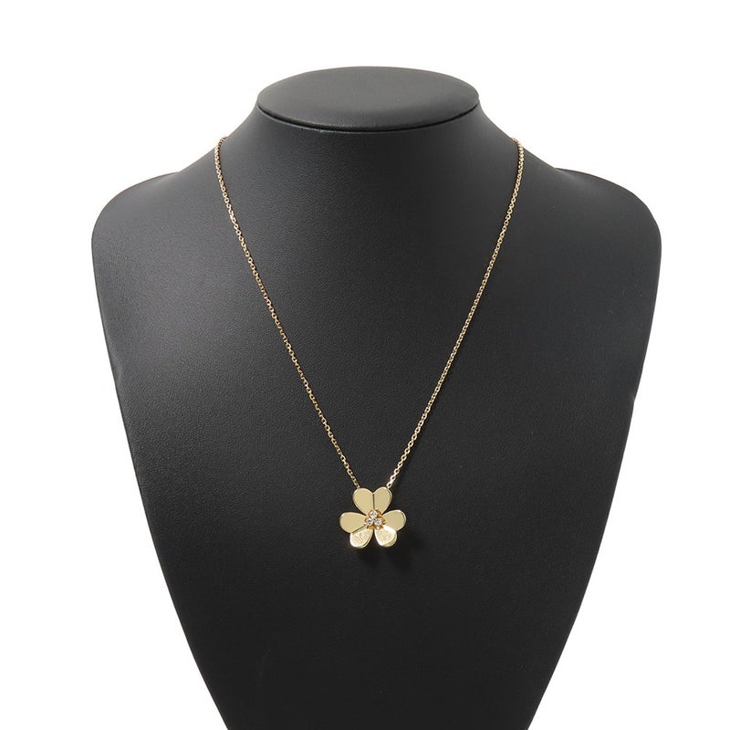 ヴァンクリ ネックレス フリヴォル ペンダント ラージモデル ダイヤモンド 3P 計0.16ct K18YGイエローゴールド VCARC96800