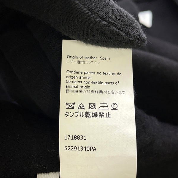 ロエベ コート アナグラムパッチ  カシミヤ  ウール レディースサイズM S2291340PA LOEWE アウター 黒