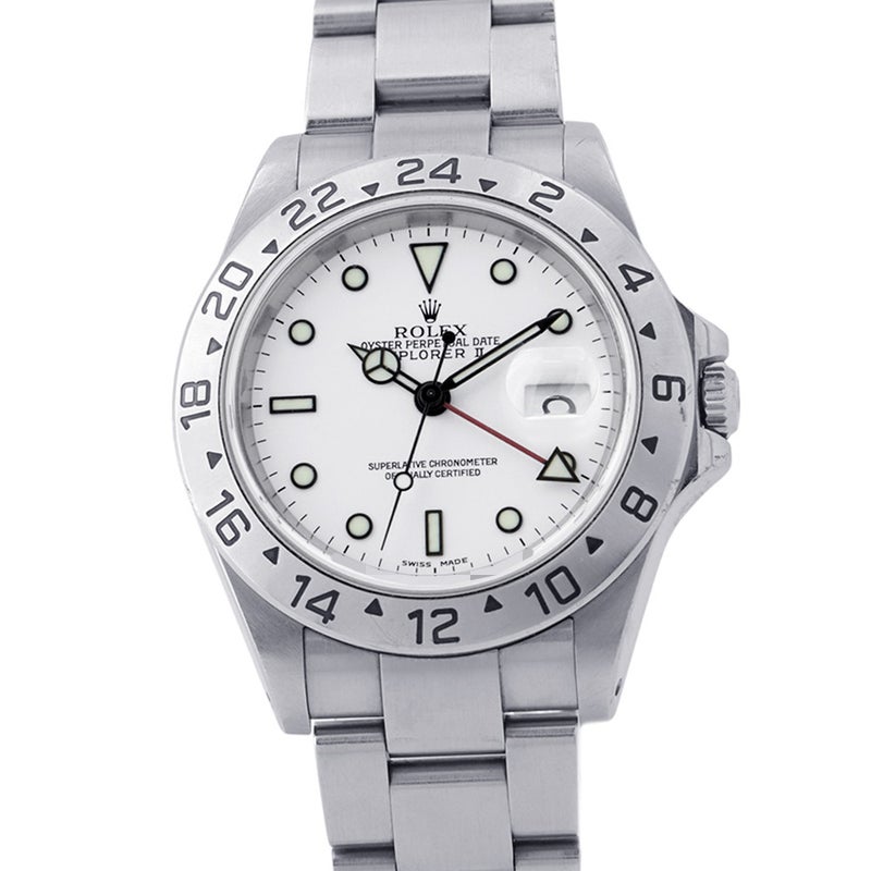 ロレックス エクスプローラー2 P番 16570 ROLEX 腕時計 白文字盤