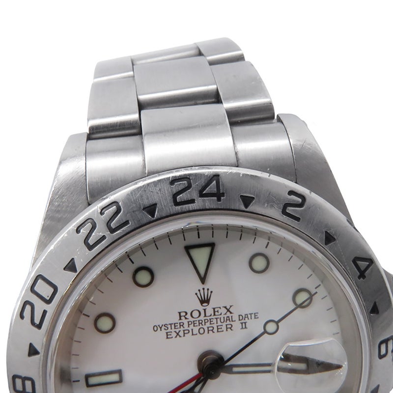 ロレックス エクスプローラー2 P番 16570 ROLEX 腕時計 白文字盤