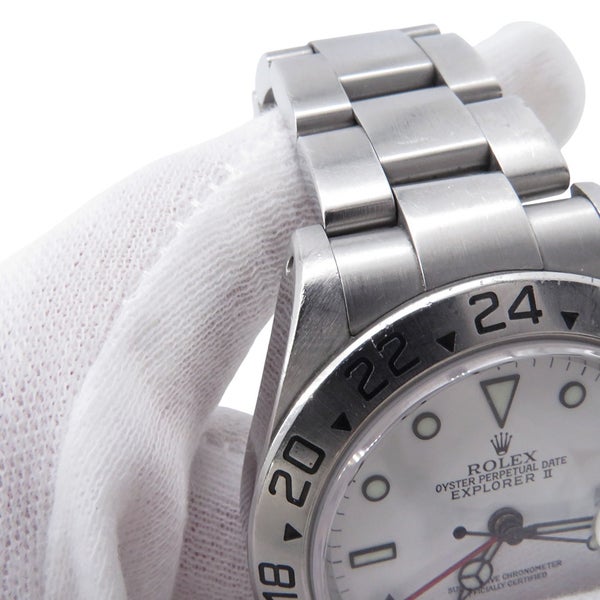 ロレックス エクスプローラー2 P番 16570 ROLEX 腕時計 白文字盤