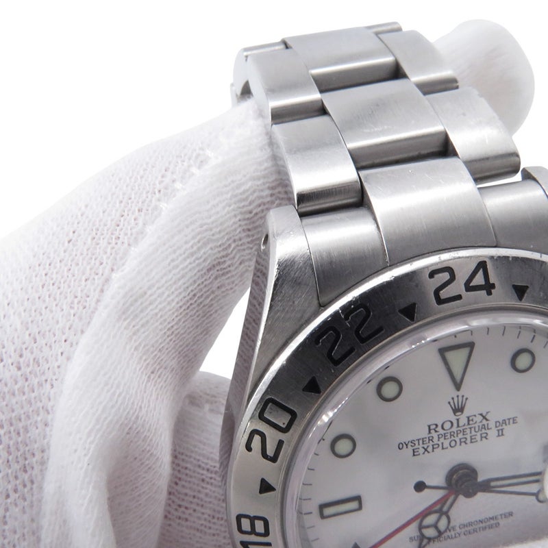 ロレックス エクスプローラー2 P番 16570 ROLEX 腕時計 白文字盤