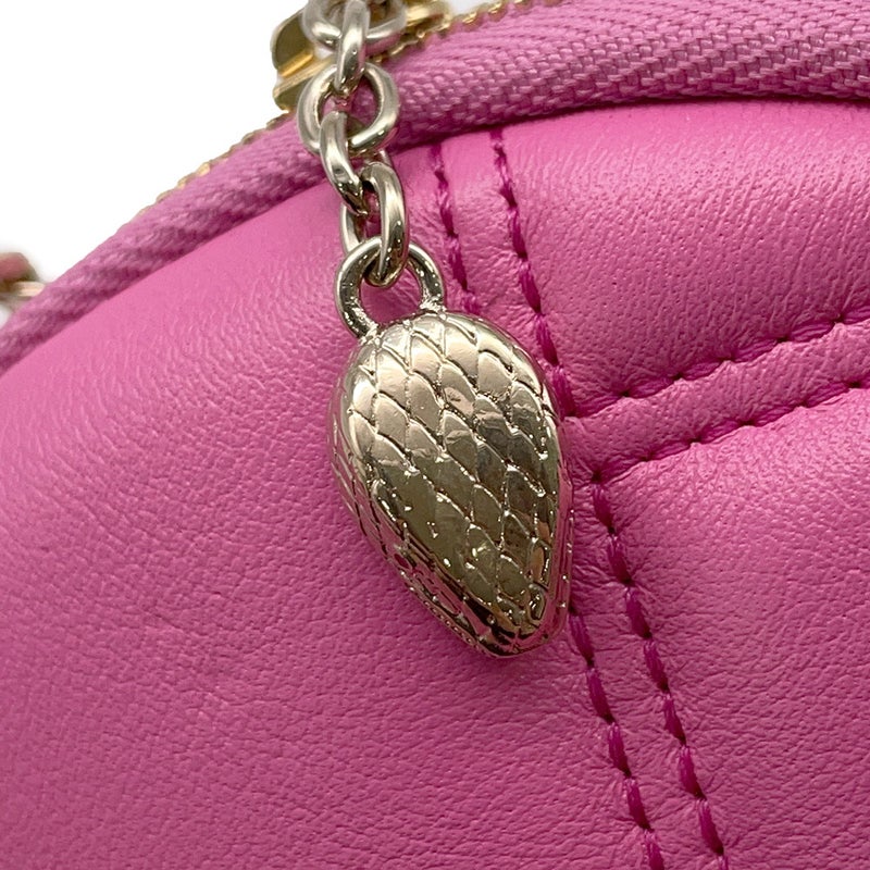 ブルガリ ショルダーポシェット カボション ミニ レザー BVLGARI バッグ