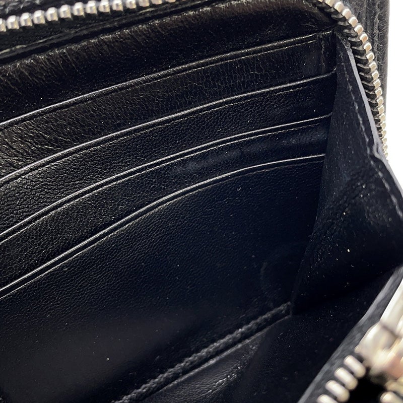 サンローランパリ 長財布 ラウンドファスナー クロコ型押しレザー 326599 SAINT LAURENT PARIS 財布 黒