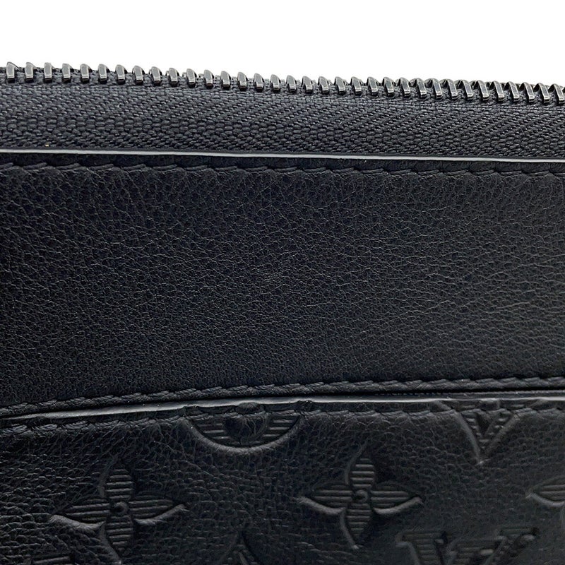 ルイヴィトン クラッチバッグ モノグラム・シャドウ ポシェット・ヴォワヤージュ スープル M82545 LOUIS VUITTON 黒 ブラック