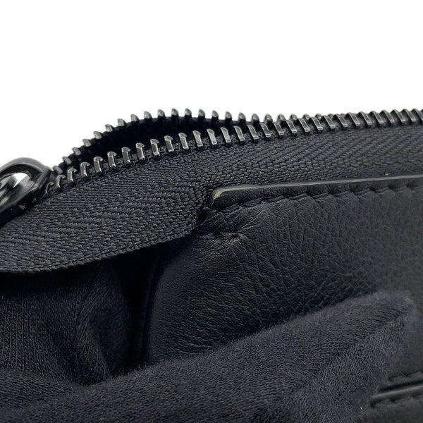 ルイヴィトン クラッチバッグ モノグラム・シャドウ ポシェット・ヴォワヤージュ スープル M82545 LOUIS VUITTON 黒 ブラック