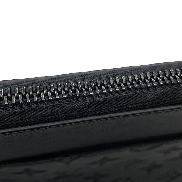 ルイヴィトン クラッチバッグ モノグラム・シャドウ ポシェット・ヴォワヤージュ スープル M82545 LOUIS VUITTON 黒 ブラック