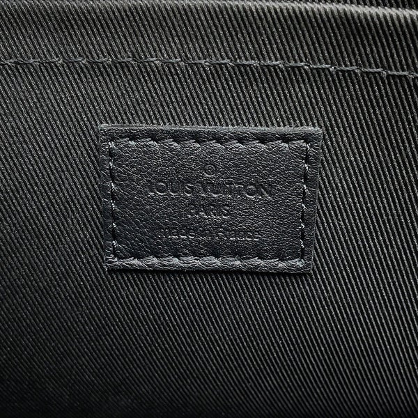 ルイヴィトン クラッチバッグ モノグラム・シャドウ ポシェット・ヴォワヤージュ スープル M82545 LOUIS VUITTON 黒 ブラック