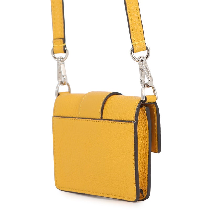 フェンディ ショルダーバッグ マイクロ フラット バゲット ショルダーポシェット レザー 7M0311 FENDI 財布