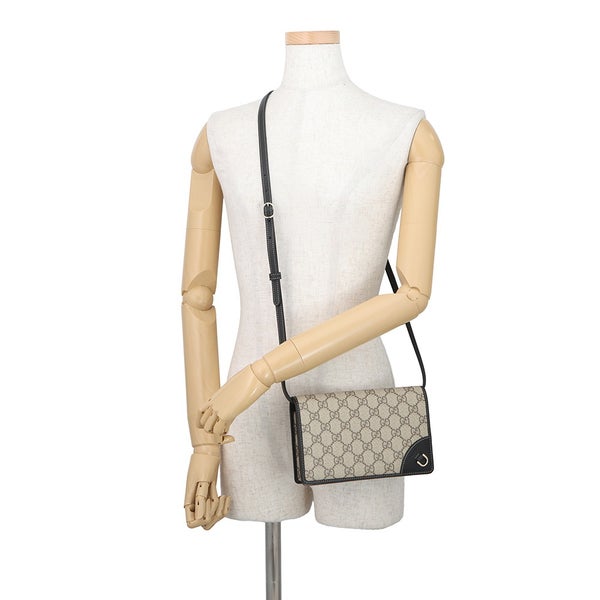 グッチ ショルダーウォレット GGエンブレム PVC レザー 820688 GUCCI 財布 バッグ