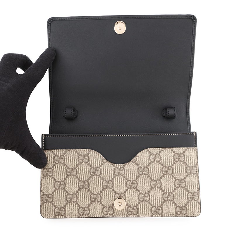 グッチ ショルダーウォレット GGエンブレム PVC レザー 820688 GUCCI 財布 バッグ