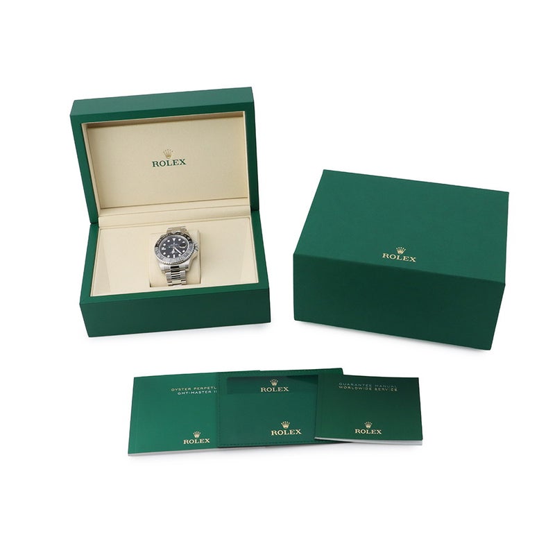 ロレックス GMTマスター2 ランダムシリアル ルーレット 126710GRNR ROLEX 腕時計 黒文字盤