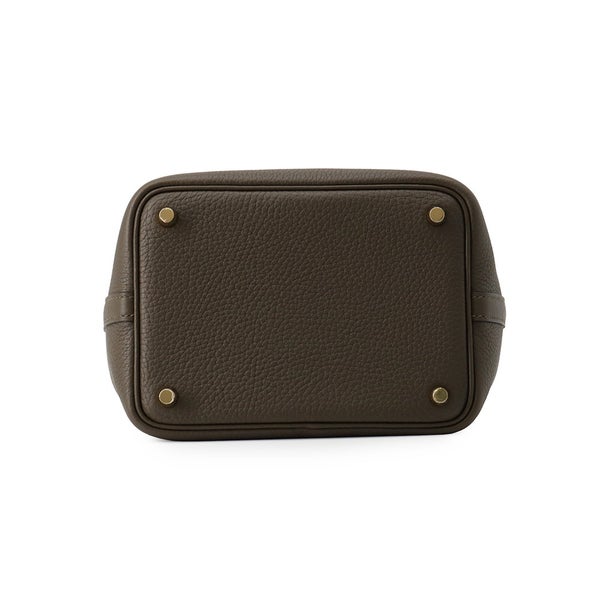 エルメス ハンドバッグ ピコタンロックPM ヴェールロデン/ゴールド金具 トリヨンクレマンス G刻印 HERMES トートバッグ