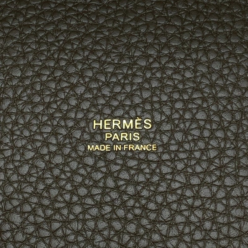 エルメス ハンドバッグ ピコタンロックPM ヴェールロデン/ゴールド金具 トリヨンクレマンス G刻印 HERMES トートバッグ