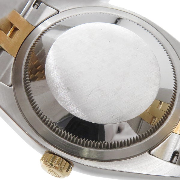ロレックス デイトジャスト G番 SS/K18YG イエローゴールド 10Pダイヤ 116233G ROLEX 腕時計 シルバー/コンピューター文字盤