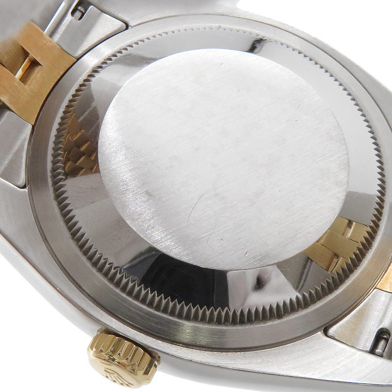 ロレックス デイトジャスト G番 SS/K18YG イエローゴールド 10Pダイヤ 116233G ROLEX 腕時計 シルバー/コンピューター文字盤