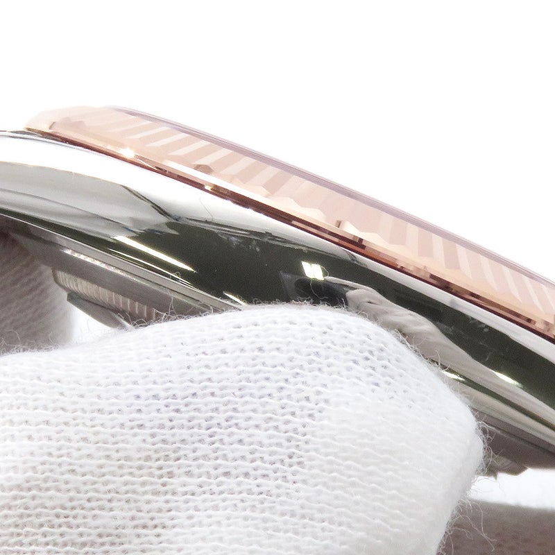 ロレックス デイトジャスト41 SS/K18PGピンクゴールド ローズゴールド 10Pダイヤ 126331G ROLEX ホワイトシェル文字盤