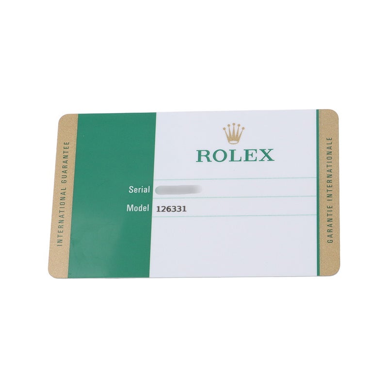ロレックス デイトジャスト41 SS/K18PGピンクゴールド ローズゴールド 10Pダイヤ 126331G ROLEX ホワイトシェル文字盤