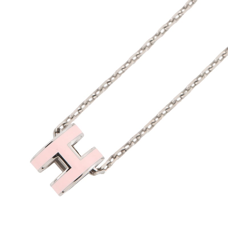 エルメス ネックレス ミニ・ポップアッシュ ローズドラジェ/シルバー金具 HERMES アクセサリー