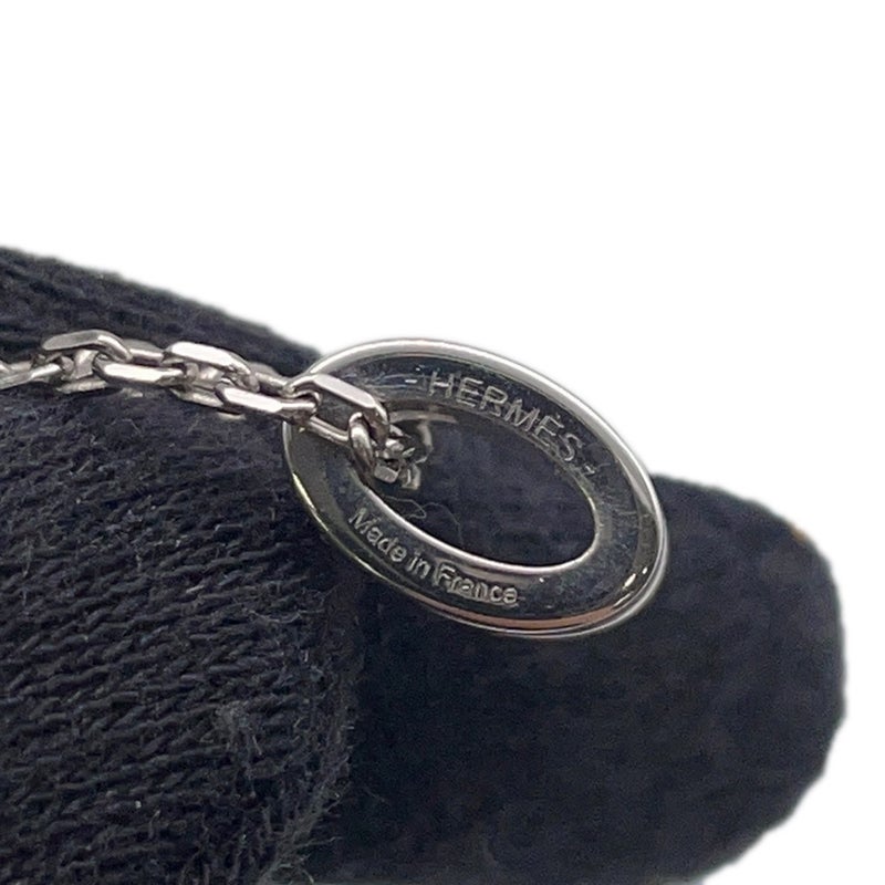 エルメス ネックレス ミニ・ポップアッシュ ローズドラジェ/シルバー金具 HERMES アクセサリー
