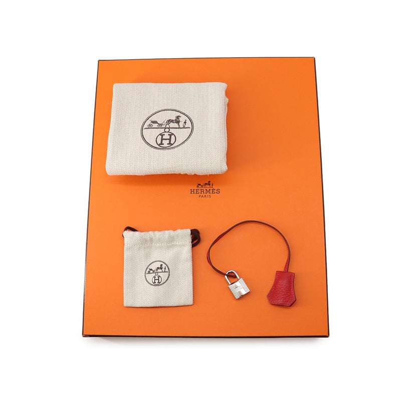 エルメス バーキン30 ルージュカザック/シルバー金具 トリヨンクレマンス U刻印 HERMES Birkin ハンドバッグ