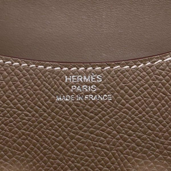 エルメス 財布 コンスタンス スリム エトゥープ/シルバー金具 エプソン K刻印 HERMES 財布