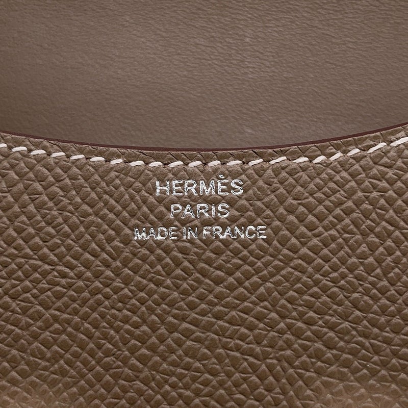 エルメス 財布 コンスタンス スリム エトゥープ/シルバー金具 エプソン K刻印 HERMES 財布