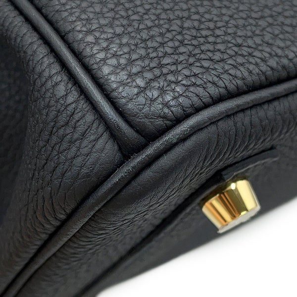エルメス バーキン25 ブラック/ゴールド金具 トゴ U刻印 HERMES Birkin ハンドバッグ 黒