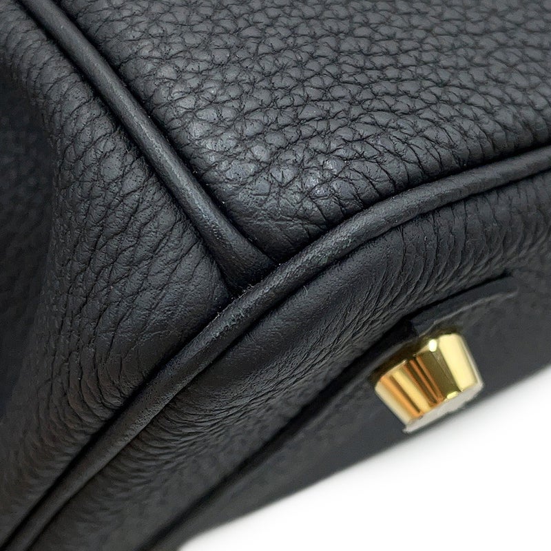 エルメス バーキン25 ブラック/ゴールド金具 トゴ U刻印 HERMES Birkin ハンドバッグ 黒
