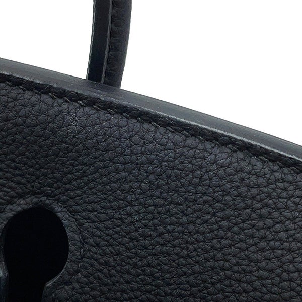 エルメス バーキン25 ブラック/ゴールド金具 トゴ U刻印 HERMES Birkin ハンドバッグ 黒
