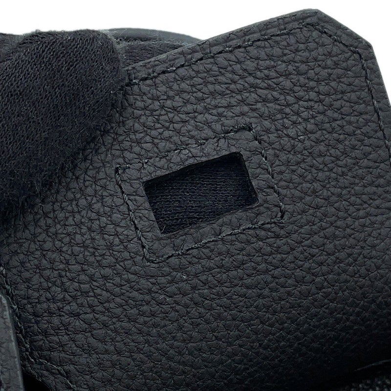 エルメス バーキン25 ブラック/ゴールド金具 トゴ U刻印 HERMES Birkin ハンドバッグ 黒