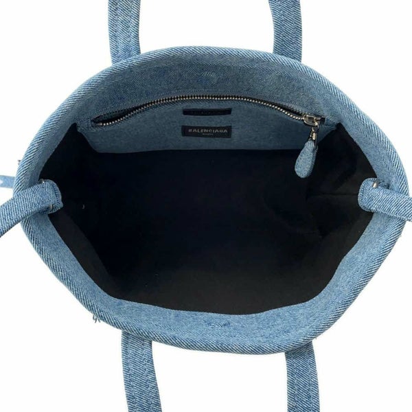 バレンシアガ ハンドバッグ バルベス スモール デニム 671404 BALENCIAGA 2wayショルダーバッグ