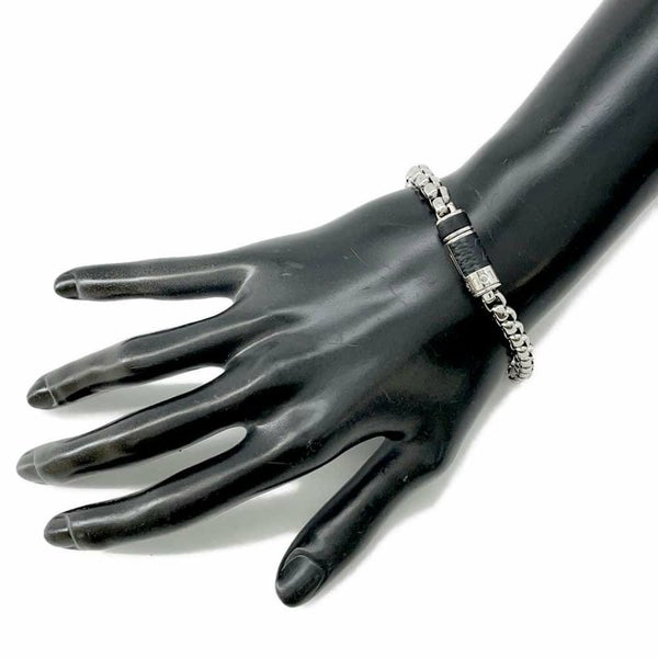 ルイヴィトン ブレスレット モノグラム エクリプス ブラスレ・チェーン サイズL M63107 LOUIS VUITTON アクセサリー