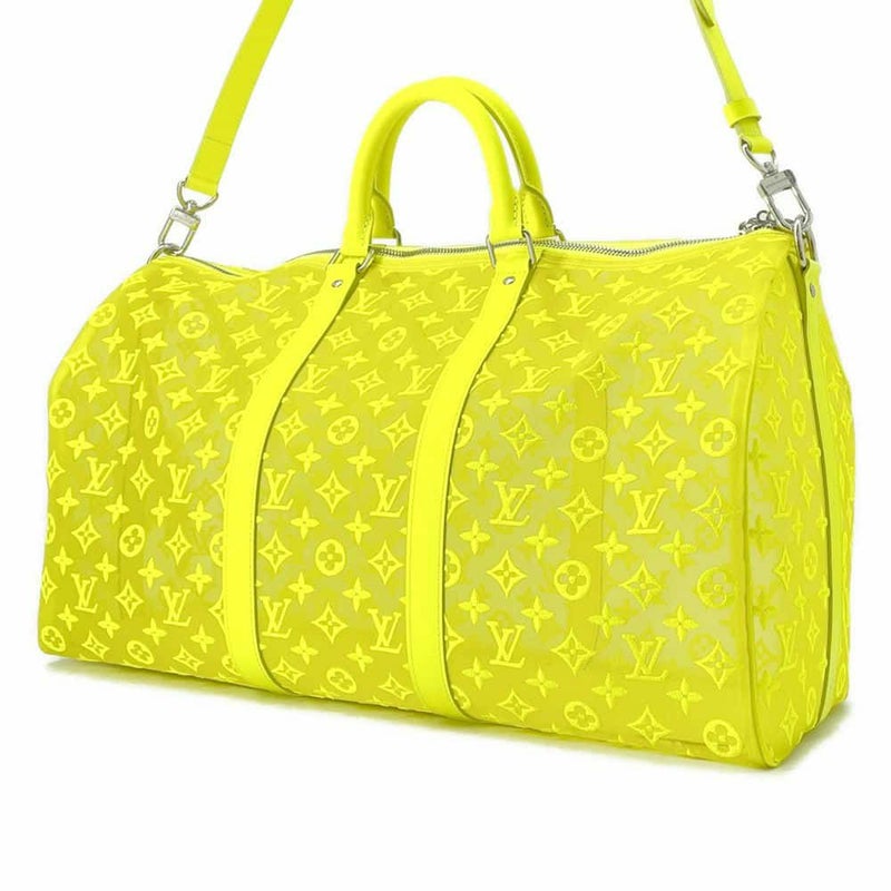 ルイヴィトン ボストンバッグ モノグラム・シースルー キーポル・バンドリエール50 M55380 2wayショルダーバッグ 旅行用