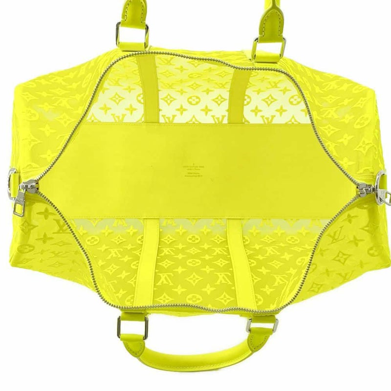 ルイヴィトン ボストンバッグ モノグラム・シースルー キーポル・バンドリエール50 M55380 2wayショルダーバッグ 旅行用