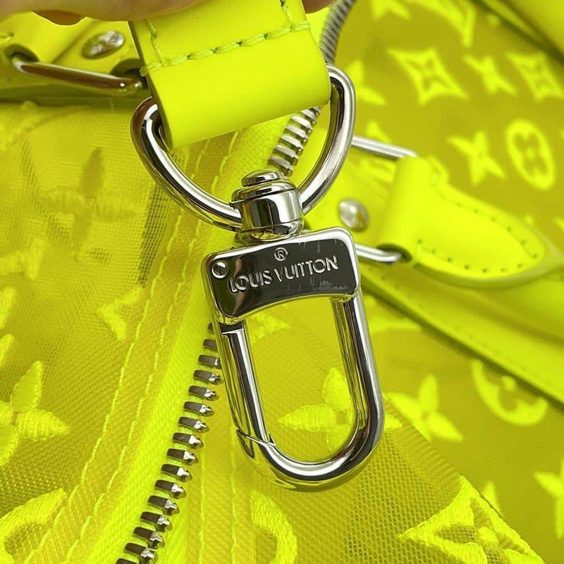 ルイヴィトン ボストンバッグ モノグラム・シースルー キーポル・バンドリエール50 M55380 2wayショルダーバッグ 旅行用