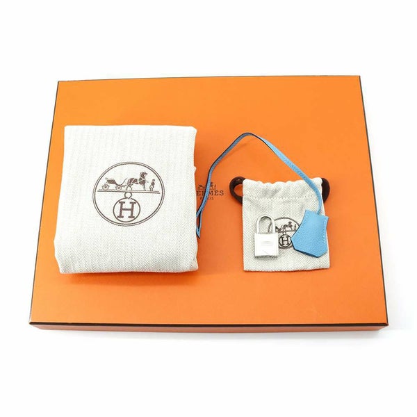 エルメス ボディバッグ ケリー アッカドPM ブルーノール/シルバー金具 トゴ B刻印 メンズ