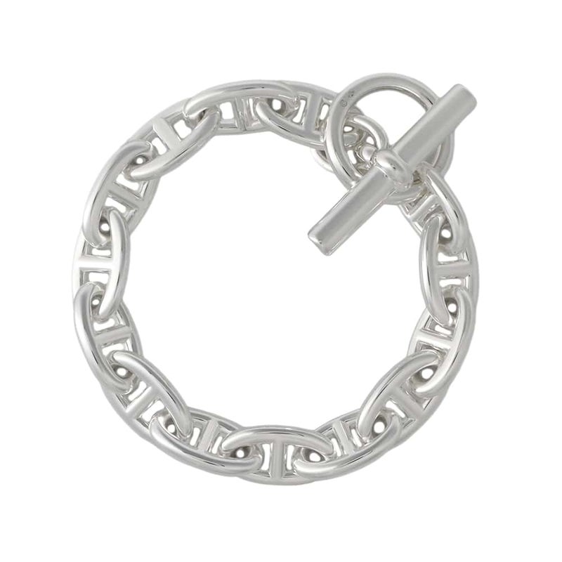 エルメス ブレスレット シェーヌダンクルGM 14コマ SV925シルバー HERMES ジュエリー