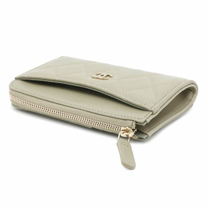 シャネル コインケース マトラッセ ココマーク ソフトキャビアスキン AP3179 フラグメント カードケース