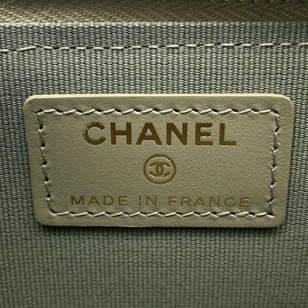 シャネル コインケース マトラッセ ココマーク ソフトキャビアスキン AP3179 フラグメント カードケース